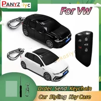 for VW Volkswagen Golf 8 Mk8 GTI GTD R ID3 ID4 Car Styling Remote Smart Car Key Case Cover Holder Fob Keychain Accessories 2024