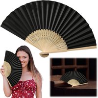 Hand Fan Bamboo Paper Fan Foldable Fans Solid Color Guest Fans DIY Guest Gift for Wedding Birthday Summer Party