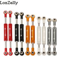 1PC Adjustable 75-100mm Steering Link Rod Panhard Bar Servo Linkage for 1/10 RC Crawler Axial SCX10 90046 Tamiya CC02 HSP TRX4