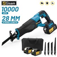 Gisam 3000W 10000SPM Elektryczna piła szablasta, piła łańcuchowa, piła szablasta przenośna, narzędzie akumulatorowe do akumulatorów Makita 18V