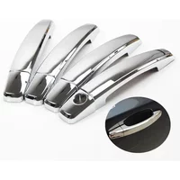 for Opel Corsa D 2007-2014 Vauxhall 2008 2009 2010 2012 2013 Chrome Car door Handle Cover Trim Set Styling Accessories Stickers