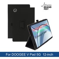 Funda Case For DOOGEE V Pad 5G 12" Inch Full Tablet Case Leather Two-fold stand Adsorption All Inclusive Fall Protection Cover