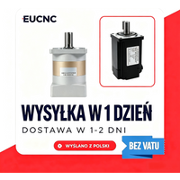 Reduktor planetarny CNC EU, kołnierz montażowy 80 mm, przełożenie 5:1 10:1, wysoki moment obrotowy do serwomotorów 750W 1000W, magazyn w UE, szybka dostawa, bez VAT, bez opłat celnych.