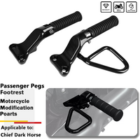 Motorcycle Footrest Passenger Pegs Rear Floorboards Foot Rest Pedal For Indian Super Chief Bobber Dark Horse Sport Limited Icon