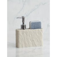1pc Soap Dispenser With Sponge Holder, Multipurpose Kitchen Sink Lotion Dispenser, Hand Soap Container For Bathroom, Refillable