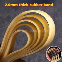 2MM Powerful Resilient Rubber Flat Elastic Band For Slingshot Catapult Latex Tape Replacement Accessory Outdoor Hunting Tools