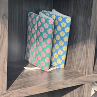 1pc Ins Style Korean Floral Fabric Book Cover Hand Account Book Cover Journal Book Cover Dopamine Book Sleeve, Fresh Book Sleeve