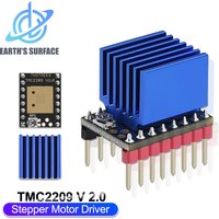 3D Printer Parts for TMC2209 V2.0 Driver Nema17/23 Stepper Motor Driver Step Stick 2.5A UART Ultra Silent MKS Robin Nano Tinybee