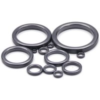 FishTrip 10Pcs~48Pcs Fishing Rod Guide Ring Eyes Repair Kit Ceramic Ring Black Smooth Wear Resistant
