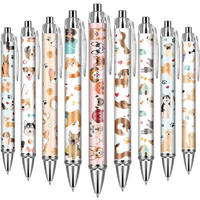 9/18 Pcs Dog Ballpoint Pen Set Graduation And Birthday Gifts For Men Women For Teachers Students Back To School Office Party