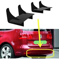 Für VW Volkswagen Touran 2011–2015 Jahr Heckdiffusor Stoßstange Lippen Spoiler Splitter Body Kit Zubehör