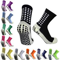 Anti-slip Football Socks Non-slip Soccer Basketball Tennis Outdoor Sport Socks Grip Cycling Riding Men Socks