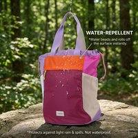 ES Water-resistant Backpack for Outdoor Hiking & Mountaineering, Large Capacity Airplane Travel Bag, Foldable Dayback For School