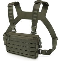 Outdoor Tactical Chest Bag for Men Running Front Chest Bag Multiple Pockets Backpack Hunting EDC Vest Chest Tactical Bag