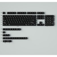 129 Keys Minimalist Cherry Profile PBT Keycap DYE-SUB Japanese Custom Personality Keycaps For Mechanical Keyboard 61/64/68/75/84