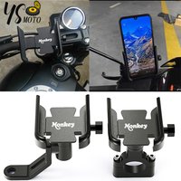 For HONDA MONKEY Z 125 50 Z125 Z50 Monkey125 Mini Moto Motorcycle Accessorie Handlebar Mobile Phone Holder GPS Stand Bracket