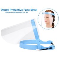 Dental Protective Face Dental Face Shield with 10pcs Detachable Face Shield Anti-Fog Dustproof Replacement Covers Dentist Tools