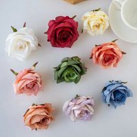 5/10 Pcs Artificial Silk Rose Flower Outdoor Yard Party Arch Home Holiday Wedding Bridal Bouquet Wall Decor DIY Prop Candy Boxes