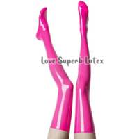 customized latex Thigh High Sexy Stockings sexy black leggings fit anatomical long Socks Halloween Cosplay
