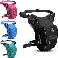 Motorcycle Leg Protector Bag,Fashionable Waist Bag,Outdoor Activities Thigh Bag, Lightweight Crossbody Bag, with Removable Strap
