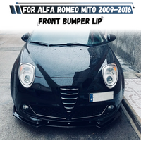 For Alfa Romeo Mito JTDM TB QV 2009-2016 Front Bumper Splitter Lip Spoiler Car Diffuser Cover Guard Protector Bodykits