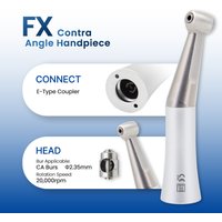 Dental Low Speed Contra Angle With Ball Bearings Push Button Handpiece Chuck Type FX Series Dental Handpiece Low Speed Dentist