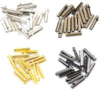50PCS DIY Shoelaces Repair Shoe Lace Tips Replacement End Shoelace Head Aglets Shoes Rope Head Rope Cip Tail Clamp Bullet