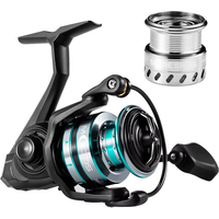 MIFINE MOCTIS-Ultralight Fishing Reel with Spare Aluminum Spool,Gear Ratio 5.1:1, Premium Drag System Wheels, 7+1BB,Max Drag 8kg