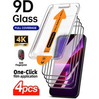1-4PCS Screen Protector Tempered Glass For Samsung Galaxy S26 Ultra GalaxyS26 S25 S24 S23 S22 S21 S20 FE Dust Free Install Glass