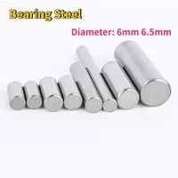 10-50pcs Bearing Steel Hard Shaft Needle Roller Dia.6mm 6.5mm Bearing Steel Cylindrical Pin Round Straight Pin Locating Dowel