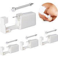 2/4 Pieces Disposable Safe Sterile Piercing Unit Nose Studs Piercing Gun Piercer Tool Machine Kit Ear Piercing Body Jewelry