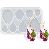 Earring Pendant Silicone Mold Geometric moon Epoxy Resin Mould for DIY Earrings Keychain Necklace Charms Epoxy Resin Crafts