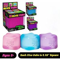 New Arrival Schylling NeeDoh Ice Squish Cube Sensory Toy, Stress Relief Block, Wholesale Souvenir Toys for Kids and Teens Market