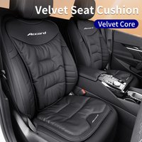 Velour Car Front Rear Seat Cover Leather Cushion Backrest Protective Mat For Honda Civic Fit Accord Odyssey City Pilot Jazz CRV