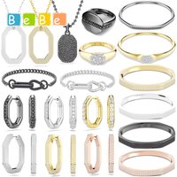 2026 High Quality Fine Party Jewelry Set Charm Silver Gold Water Drop Crystal Luxury Personalized Necklace Ring Earring ForWomen