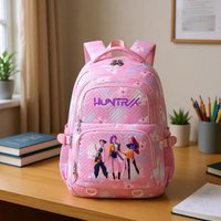 KPop Demon Hunters Anime Print Backpack for Boys Girls Large Capacity Backpack Laptop Daypack Student Casual Outdoor Schoolbag
