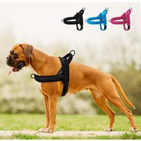 No Pull Dog Harness Warm Nylon Dog Harness Reflective Pet Vest Padded Strap Harnesses For Small Medium Large Dogs Pitbull Buldog