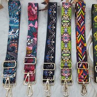 Fashionable and minimalist printed shoulder strap, adjustable and replaceable bag strap, portable luggage accessories
