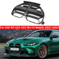 Fits For BMW G80 G81 M3 G82 G83 M4 CS 2021-2025 Hood Racing Grill ACC Look Carbon Fiber Car Front Bumper Grilles CSL Style