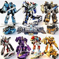 Special Agent Machine Transformation Alliance Bule Cop Cars Train Action Figure Deformation Robot Dual Form Mecha Model Toys