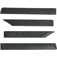 For Toyota 4Runner 2024-2026 Interior Door Armrest Garnish Cover Door Pull Handle Trim Frame ABS Styling Accessories