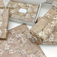 10/25pcs of Brown Apricot Blossom Pattern Tissue Paper,50.8x35.56 cm,Gift Wrapping Paper,Suitable for Flower packaging materials
