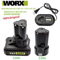 Original Li-ion Battery for 12V WORX WA3506 WU127 WU128 WU130 WU131X WU132 WU280 WX128 WX129 WX540 Electric Tool Battery 2.0Ah