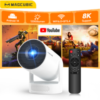 Projecteur Magcubic 8K HY300 Pro+ 12000 Lumens Android 14 avec haut-parleur 5W intégré, Wifi6, BT5.4, projecteur portable pour extérieur