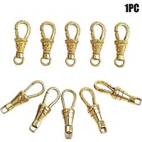 1PC Brass Made Pattern Pocket Watch Swivel Clip Chain Spring Snap Hook 30mm 1.2 Inch Buckle Chain Pearl Gems DIY