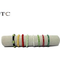 3 Color 32cm Jewelry Roll Bag Jewelry Organizer Bracelets Display Watch Holder Jewellery Storage Tube Wholesale