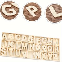 1Box/156pcs Wooden Letters for Crafts Wood Alphabet with Grid Tray Wood Alphabet Small Wood Letters Painting Home Decor Spellin