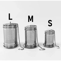 Fine Mesh Filter Tea Infuser Cylindrical Spice Strainer Seasoning Mesh Herbal Stainless Steel Teakettle Locking Filter Reusable
