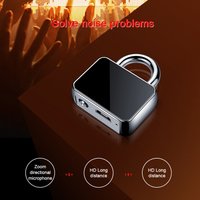versteckt Spion Mini sprachaktivierter Rekorder, digitale Audioaufzeichnung, Schlüsselanhänger-Gerät, tragbarer Sound, professionelles Mikro-Diktierge