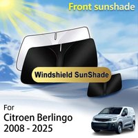 Car Front Sunshade Window For Citroen Berlingo 2019 Peugeot Partner B9 2008 - 2025 Accessories Heat Insulation Sun Shade Sticker